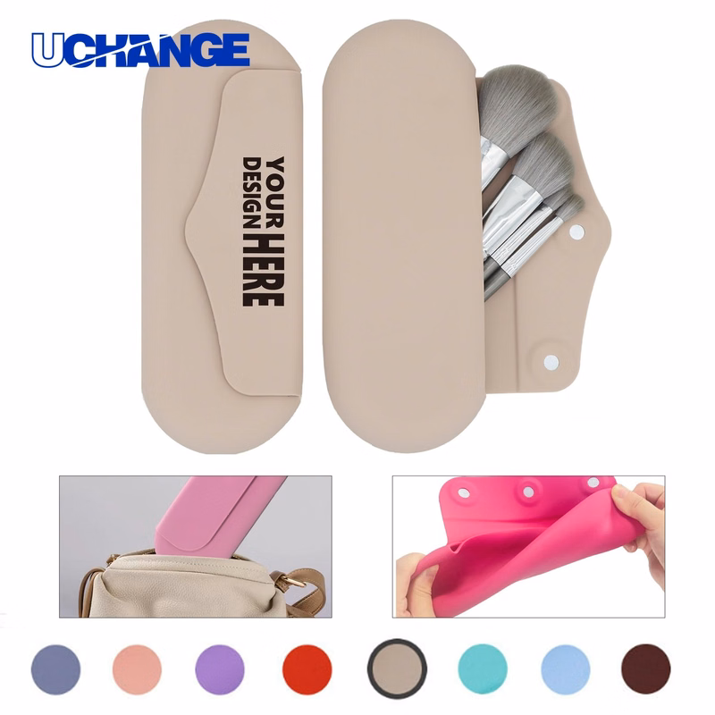 Travel Silicone Makeup Tools Organizer Case