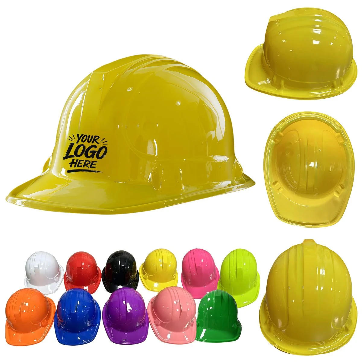 Kids Plastic Construction Hat For Pretend Play Party School 1