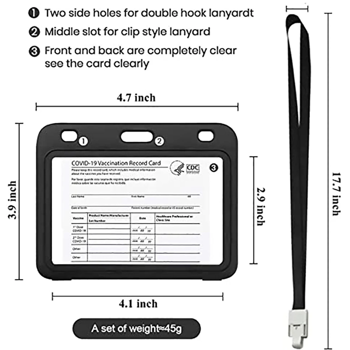 Vaccine Card Protector Holder 1