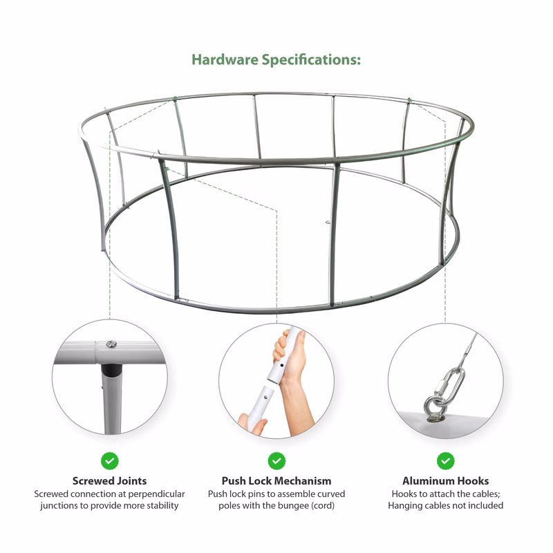 10' Circular Hanging Banner - Hardware