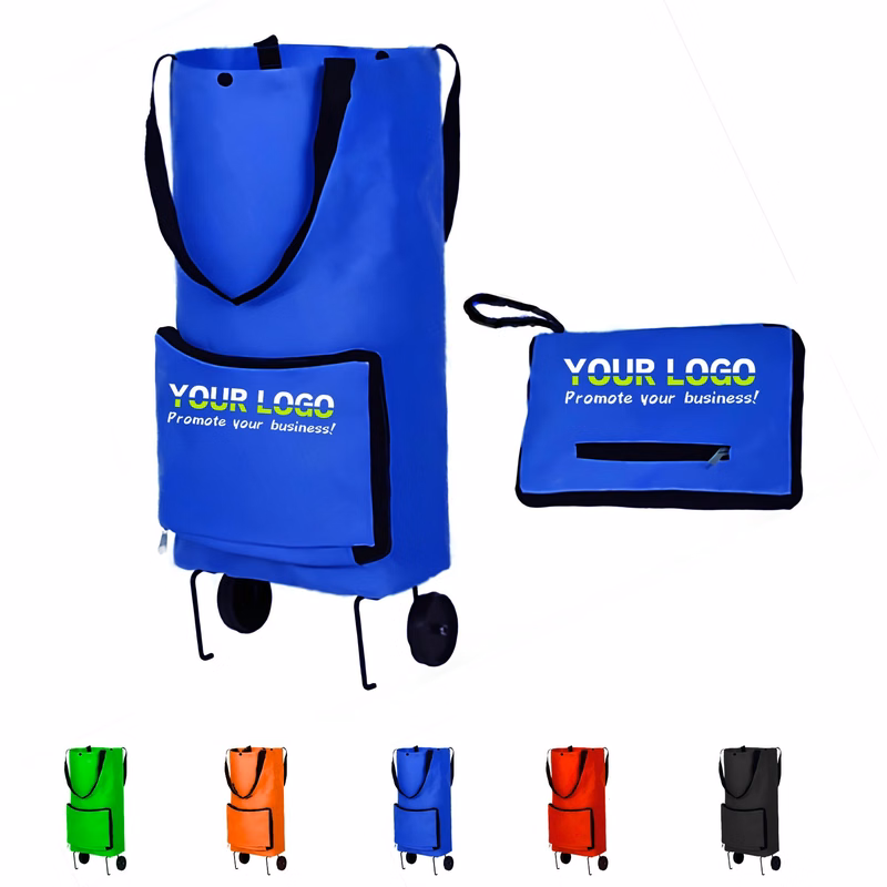 Folding Shopping Trolley Cart Bag