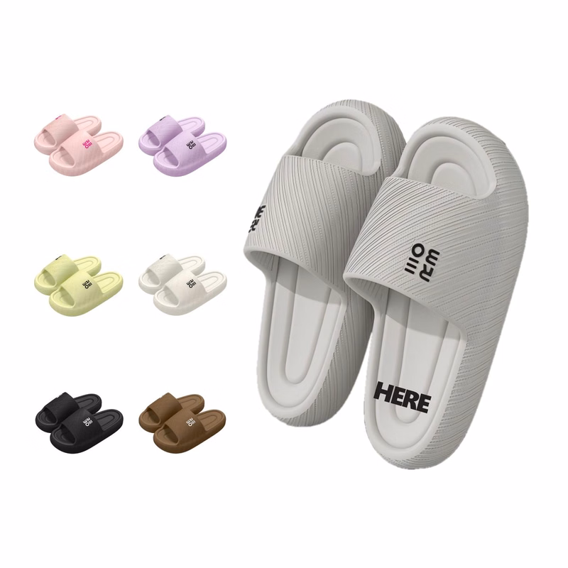 Ridged Custom Logo Cushion Slide