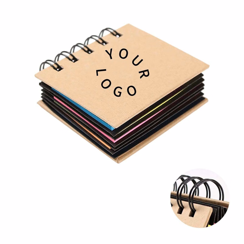 Eco Kraft Paper Notebook with Sticky Tabs