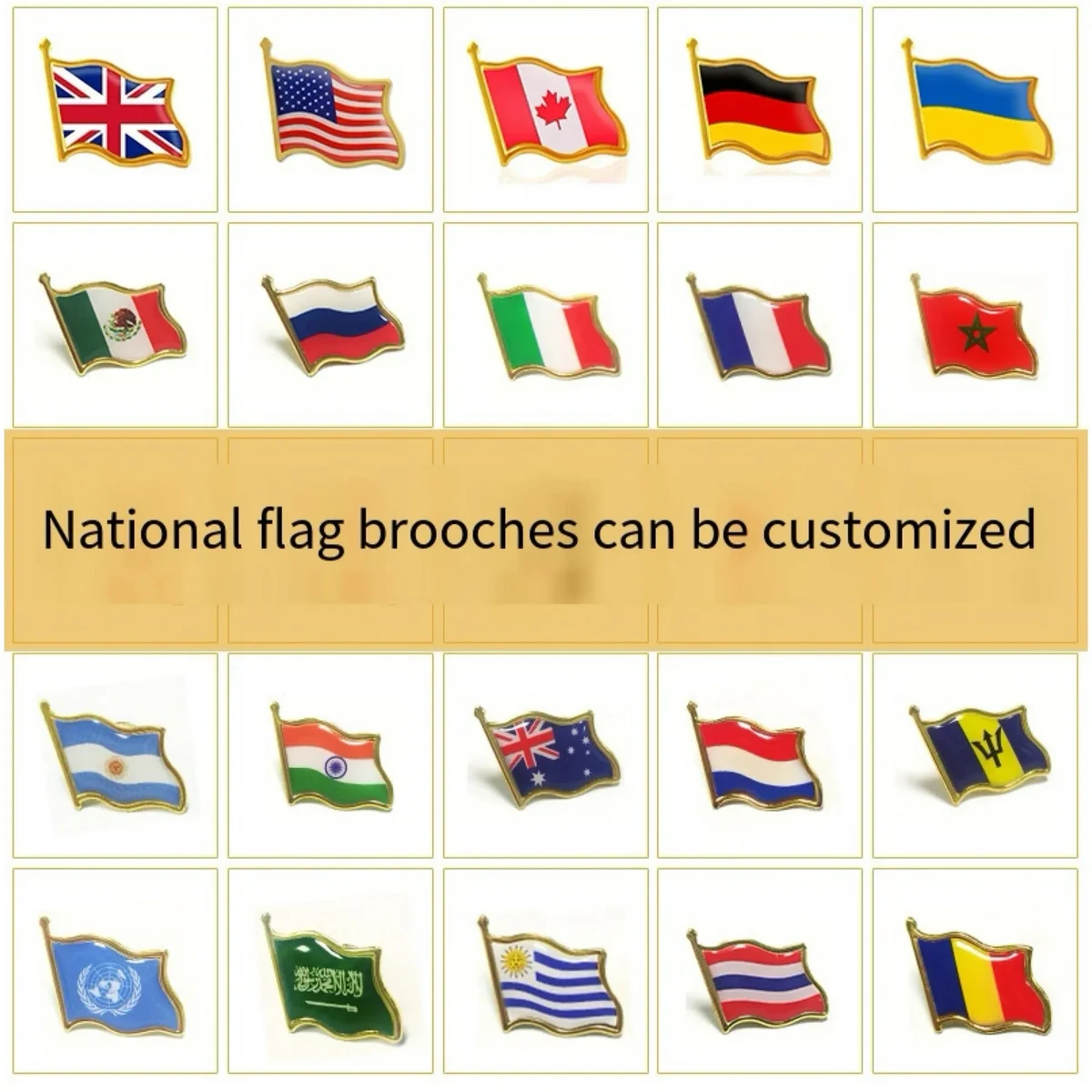 National Flag Badge 1