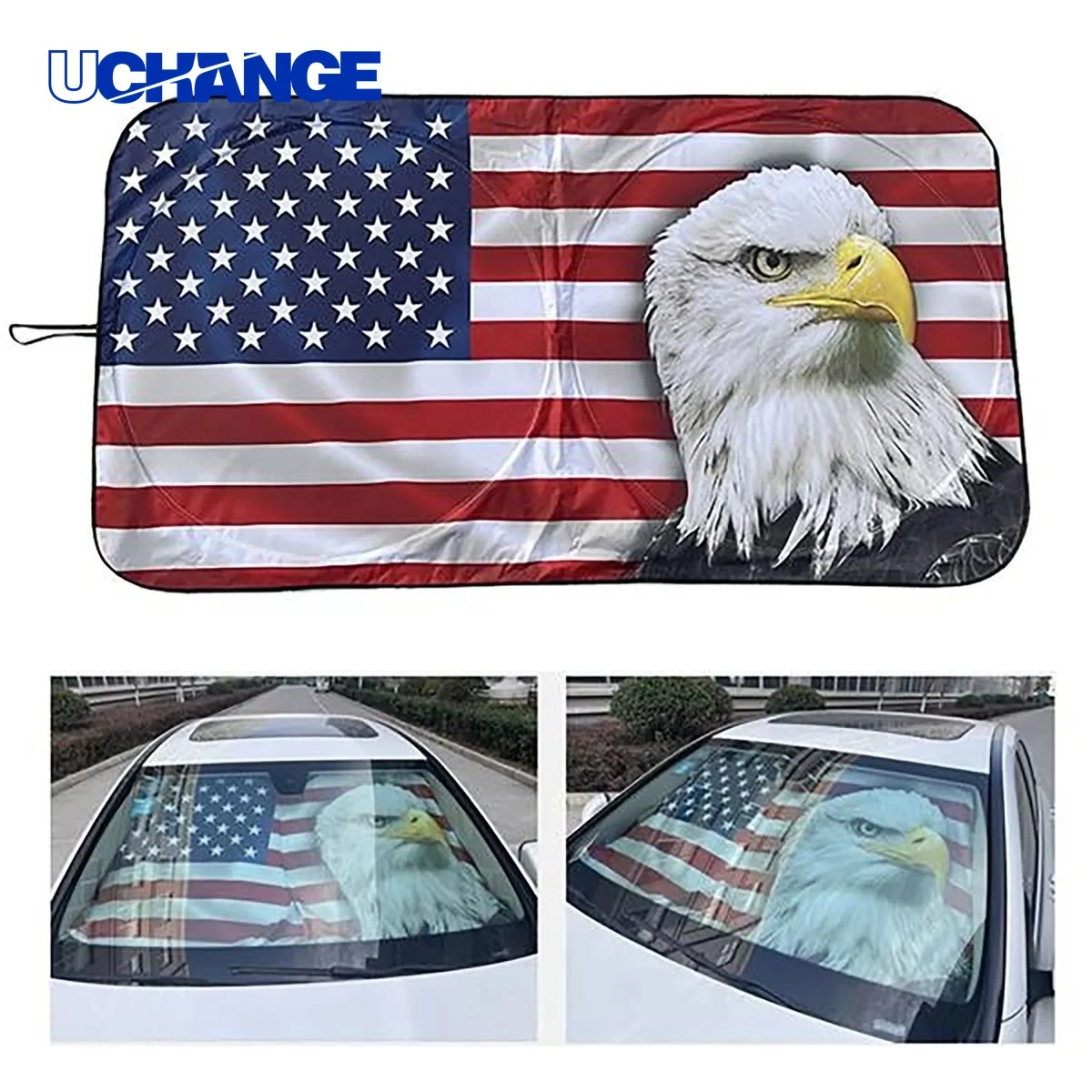 Sublimation Full Color Car Windshield Sun Shade 1