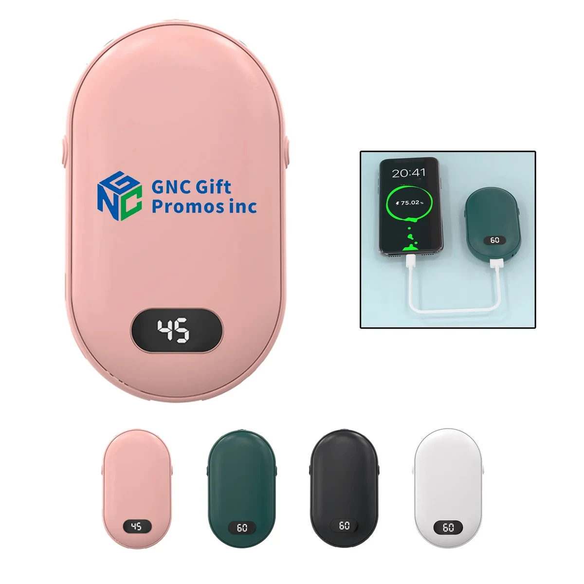 Double Sided Hand Warmer Power Bank 1