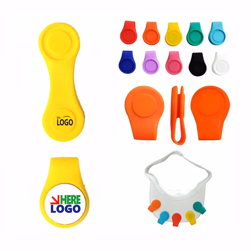 Custom Silicone Magnetic Golf Hat Clip MOQ 10 pcs