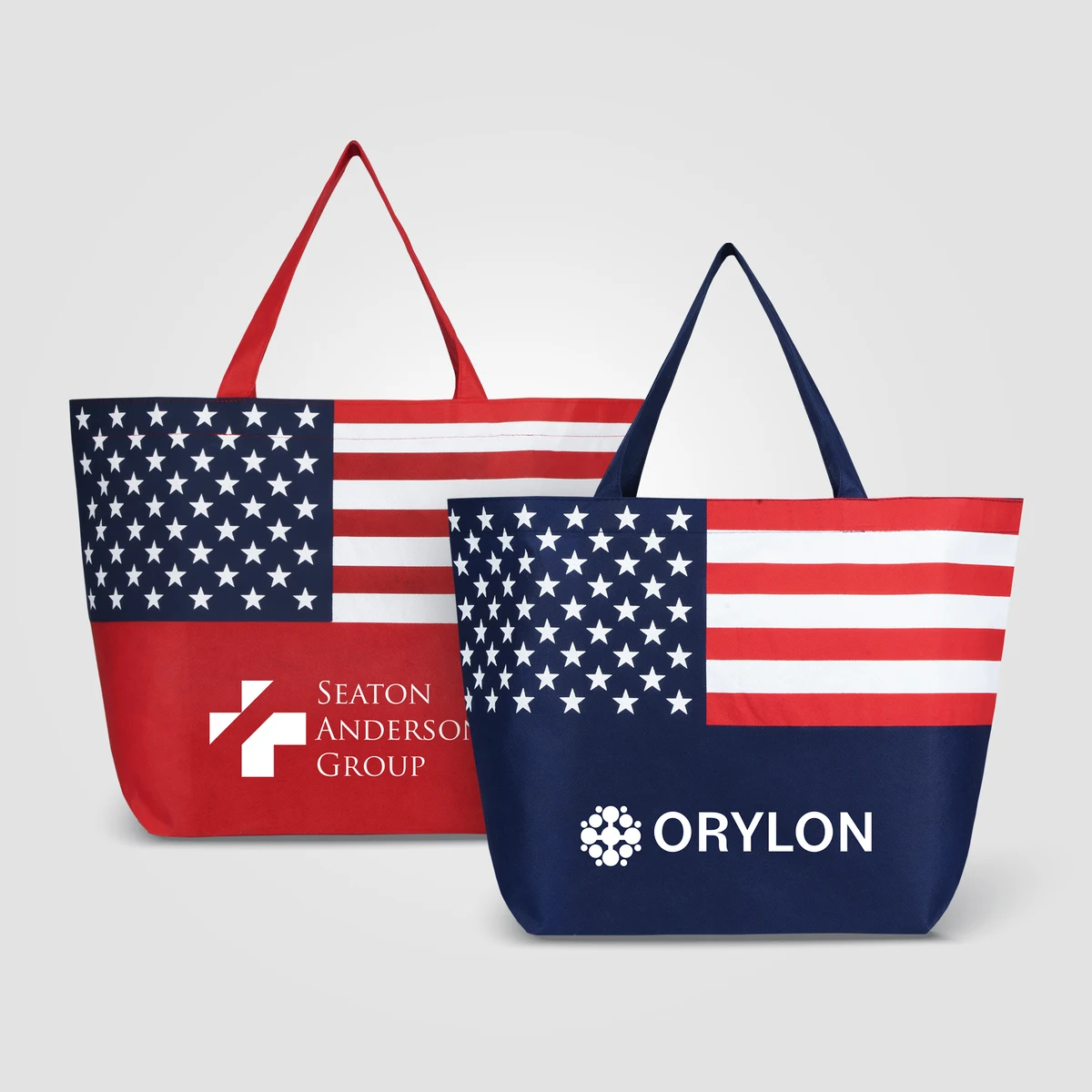 American Flag Non-Woven Tote Bag 1