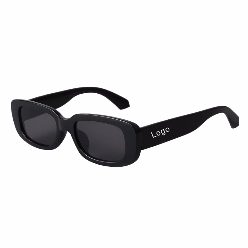 Unisex Rectangle Polycarbonate Sunglasses