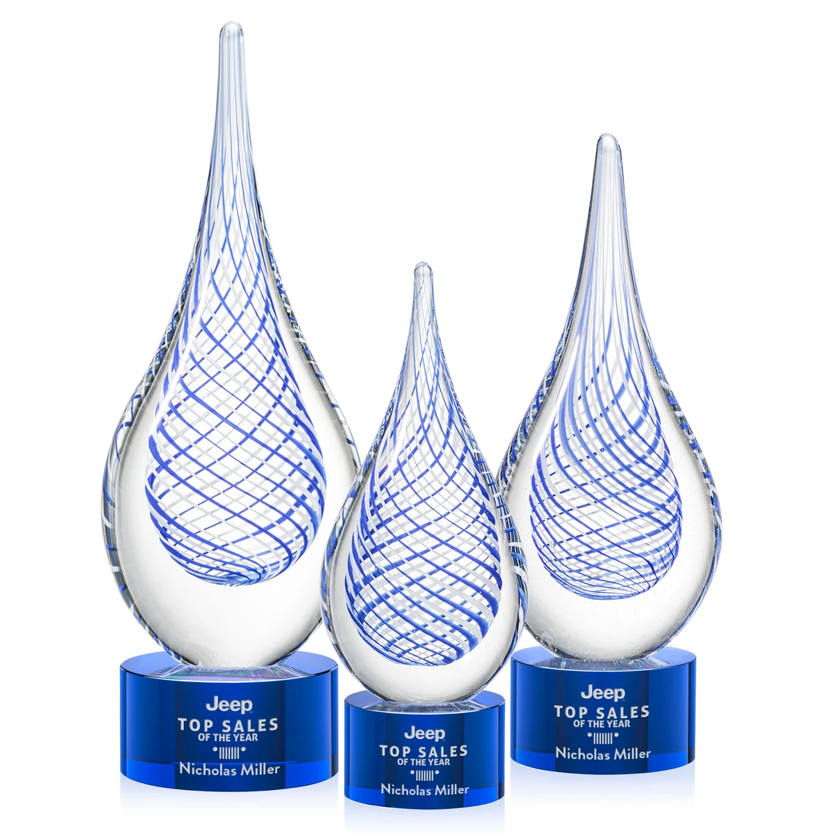 Kentwood Award on Marvel Base - Blue 1