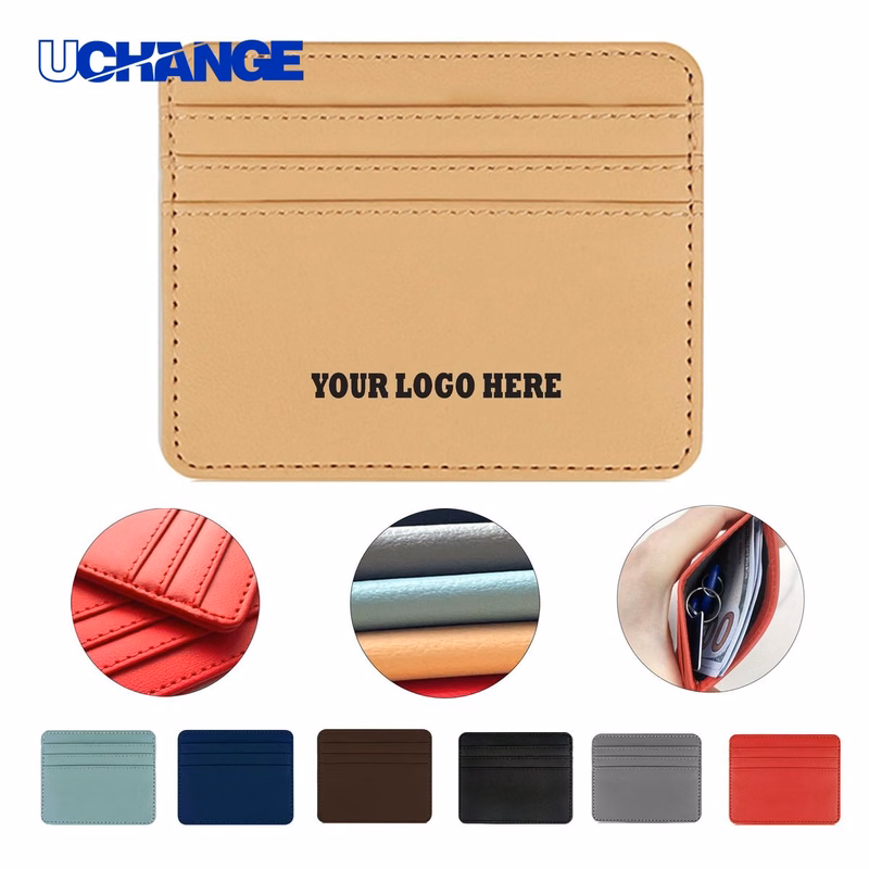 PU Leather Large Capacity Slim Card Case