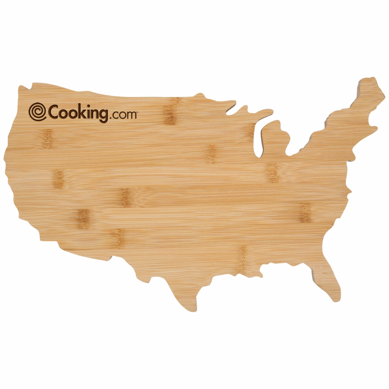 Usa Map-Shaped Cutting Board
