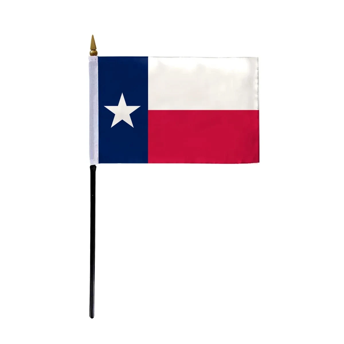 4"x6" & 12"x18'' Texas ePoly Printed Stick Flags 1