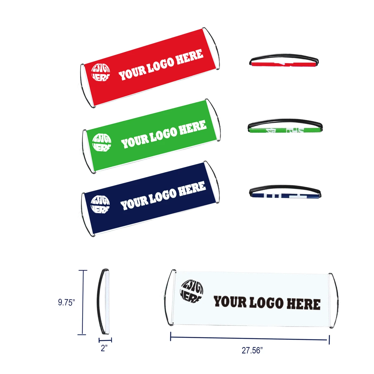 Retractable Handheld Pocket Flag Advertising Banner MOQ50 1