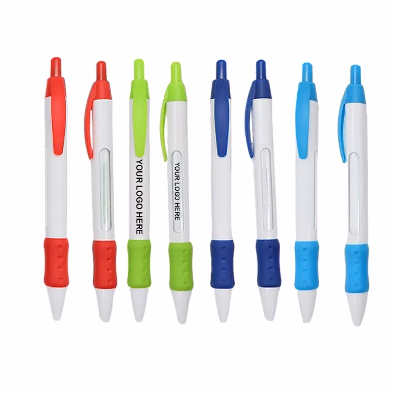 Retractable Ballpoint Pen With Scroll Message Window