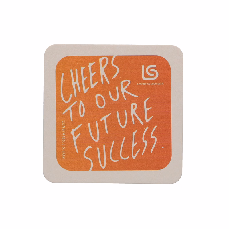 Coaster Pulpboard 35 pt 4.000" Round Digital Print