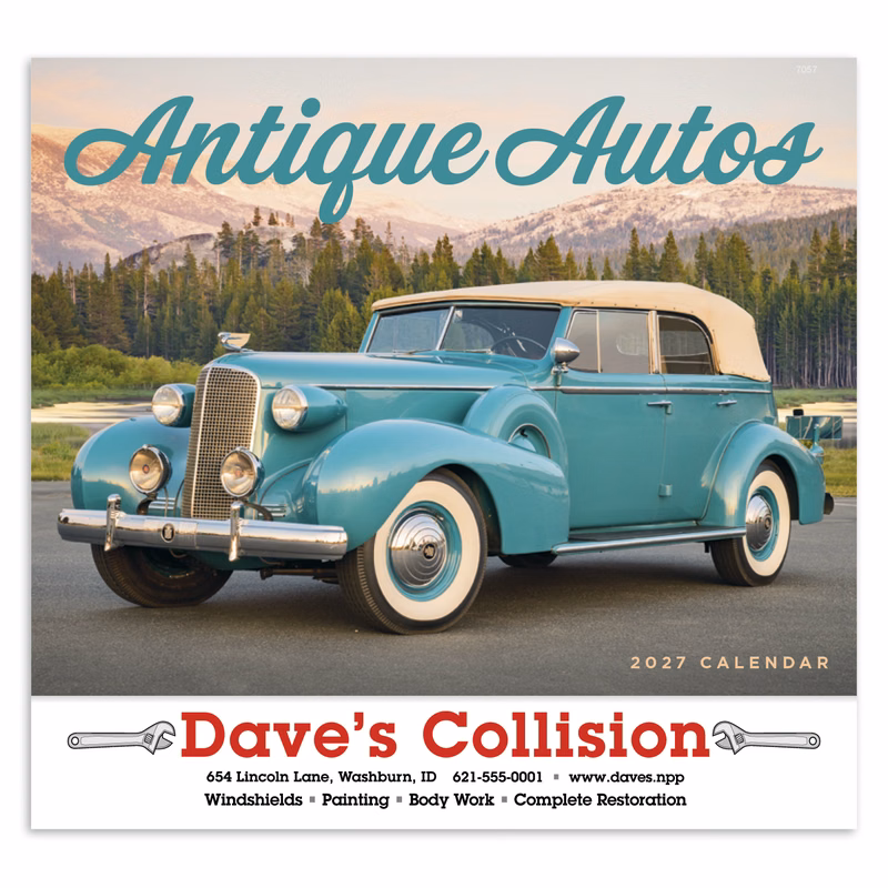 Good Value™ Antique Autos Calendar