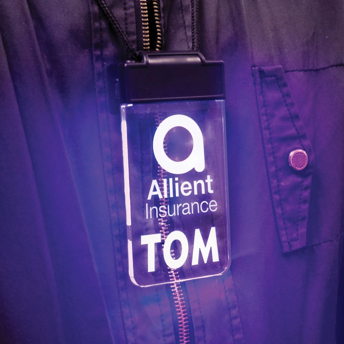 Deluxe Lighted Badge™ - 2 Imprint Locations 1