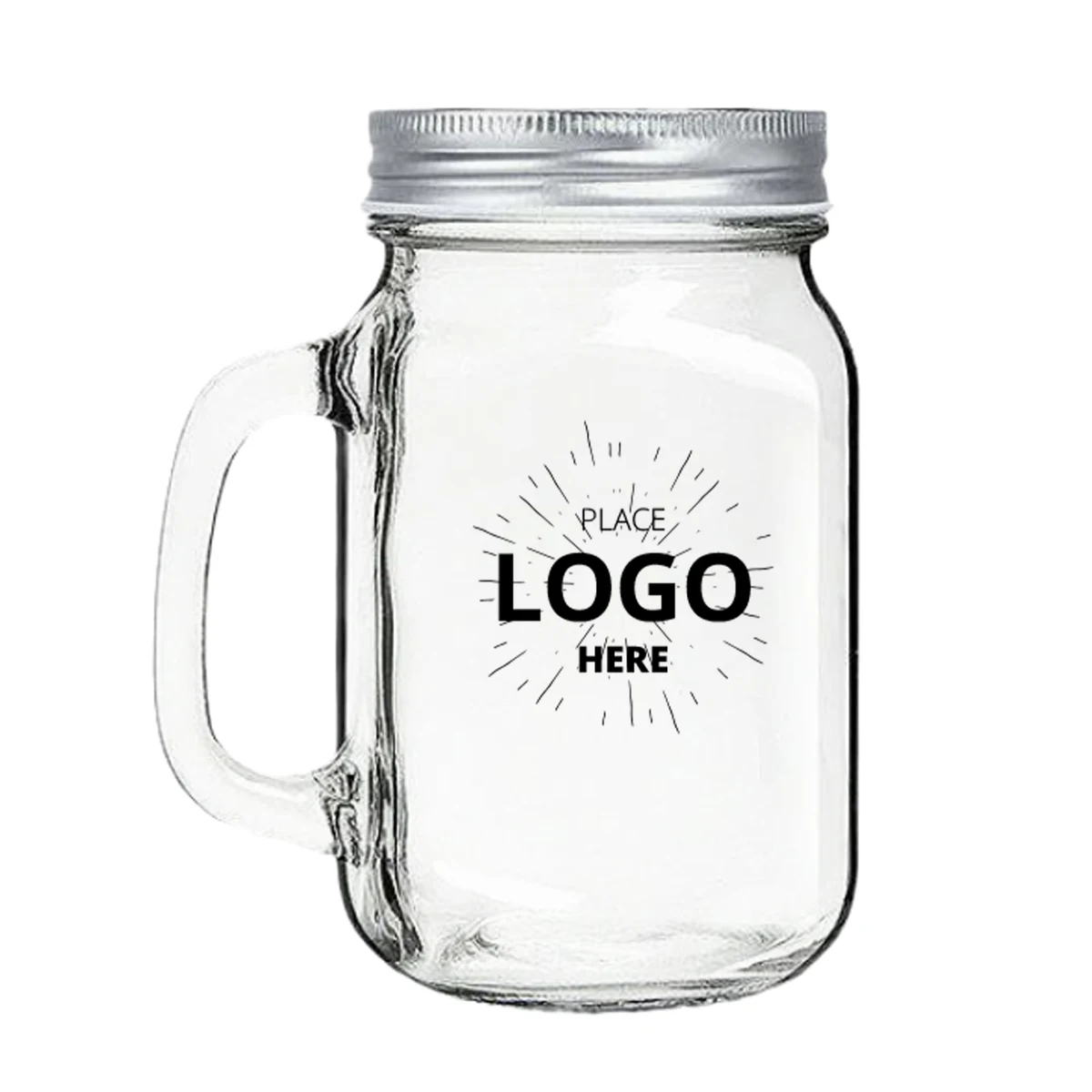 Glass Mason Jar With Lid 1