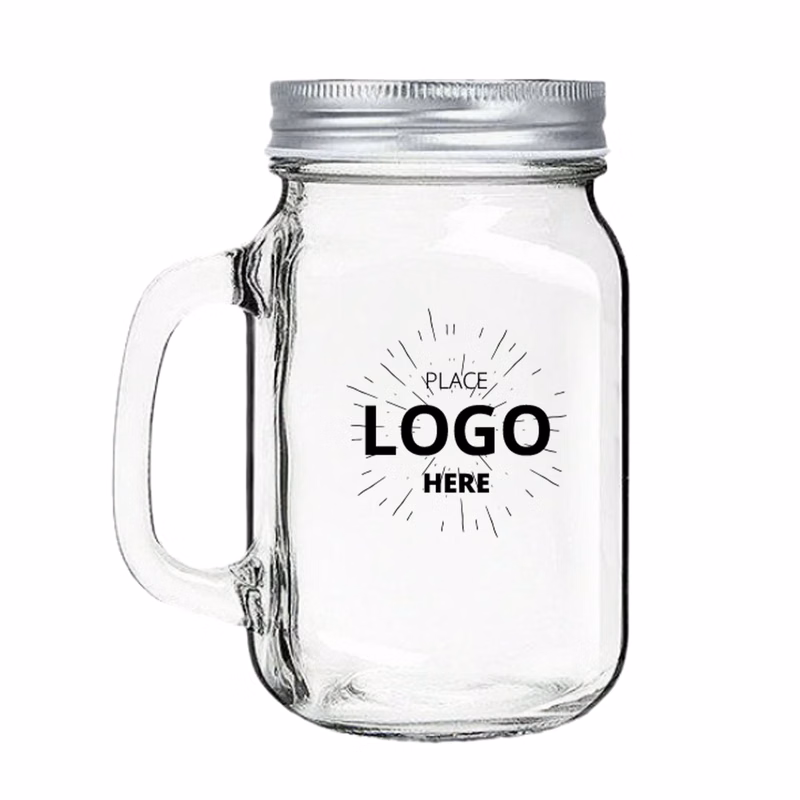 Glass Mason Jar With Lid