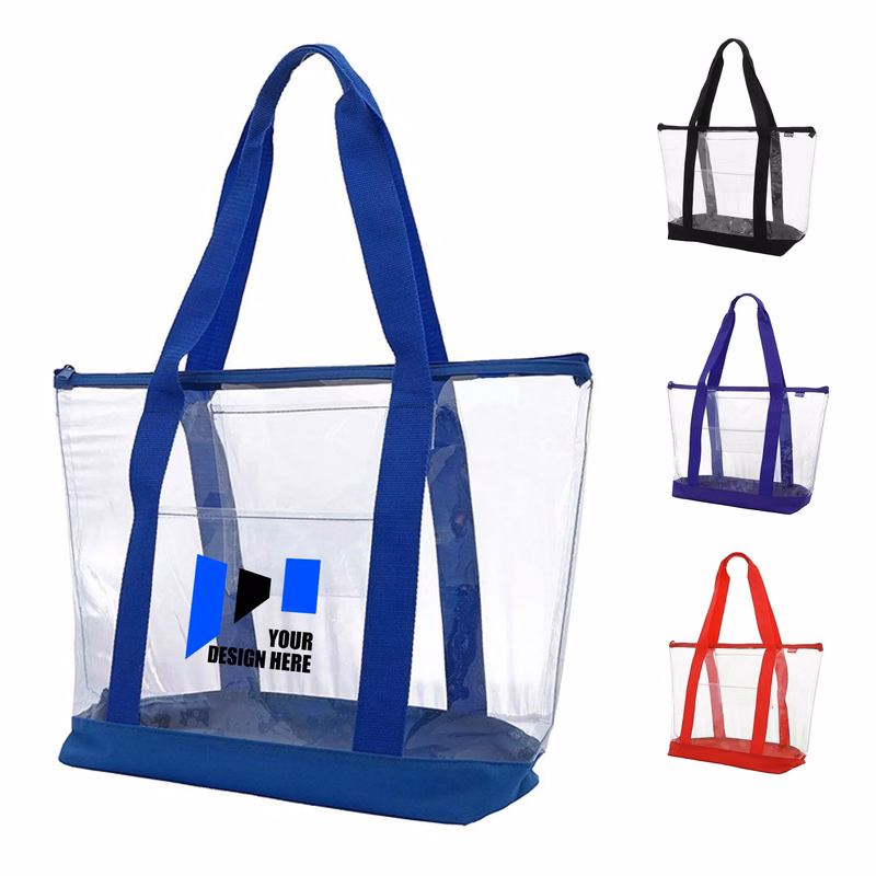 Transparent PVC Beach Tote Bag