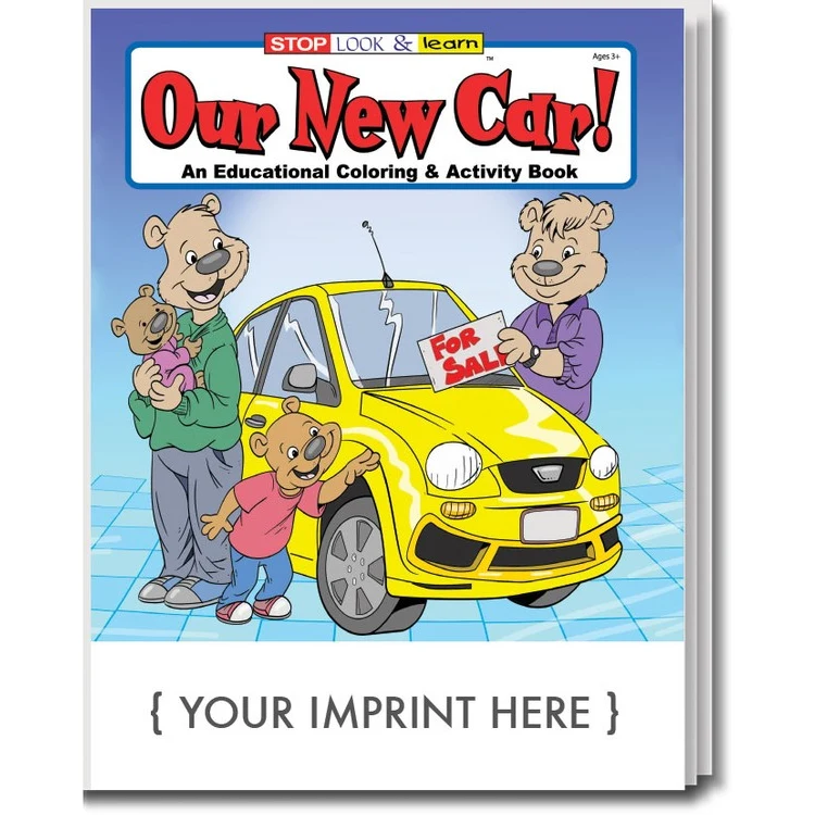 COLORING BOOK - Our New Car! Coloring & Activity Book 1