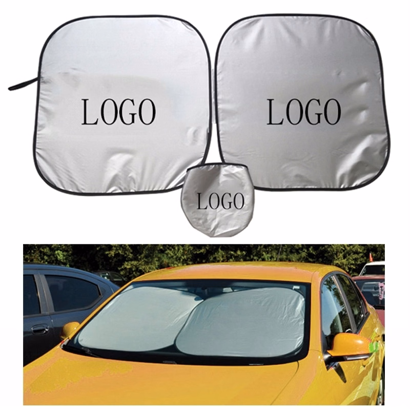 Collapsible Car Sun Shade W/ Pouch
