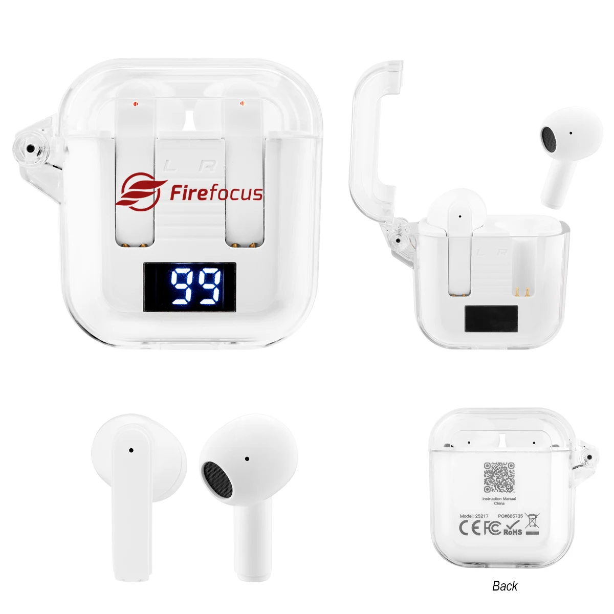 Wireless Earbuds With Digital Power Display 1
