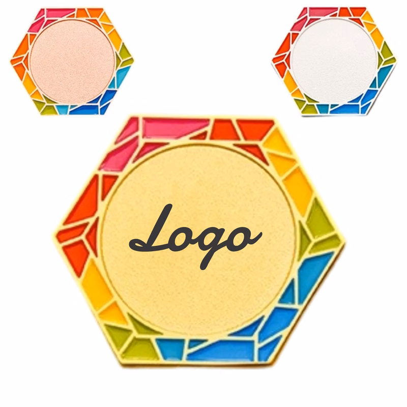 Hexagonal Mosaic - Style Badge for Festive Promotions