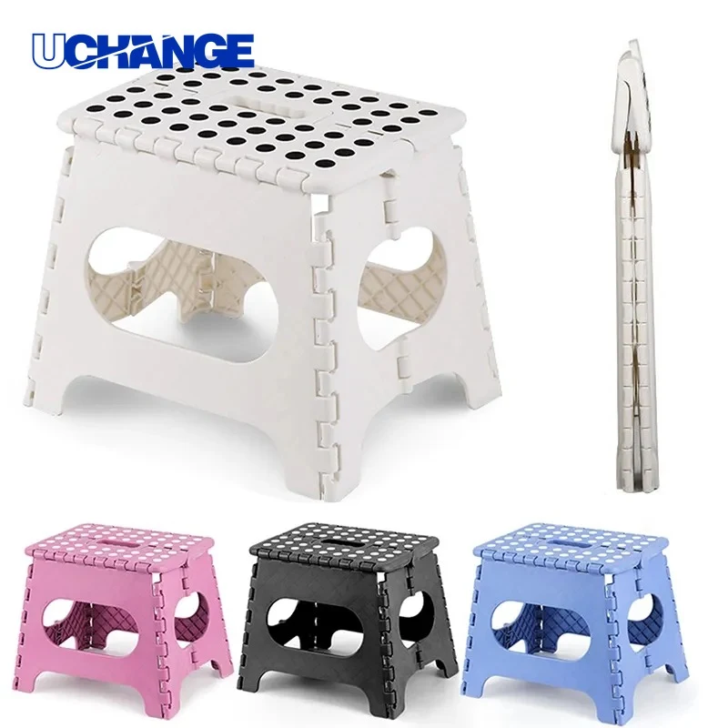 11-Inch Folding Step Stool Portable Home & Utility Ladder 1