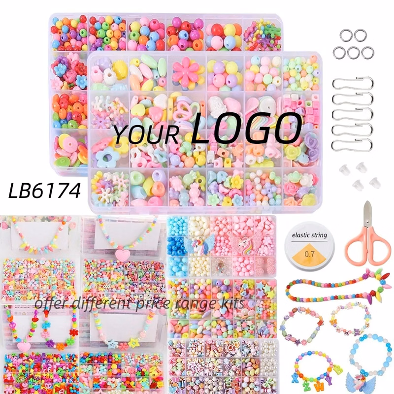 BULK Kids Jewelry Making Kit DIY Bracelet Set Beads Supplies