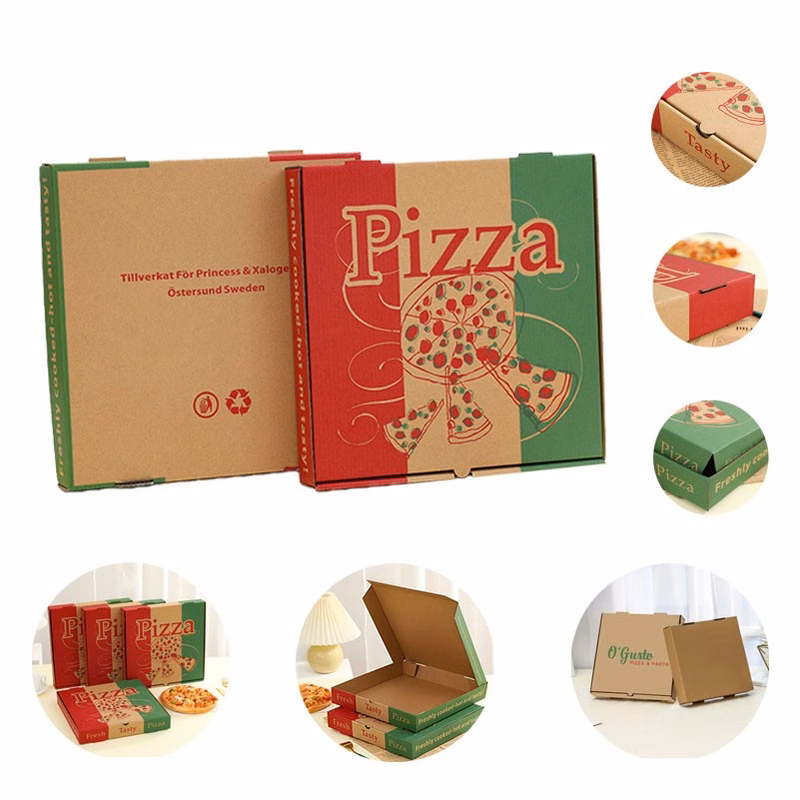 Custom Full Color Pizza Food Packing Boxes