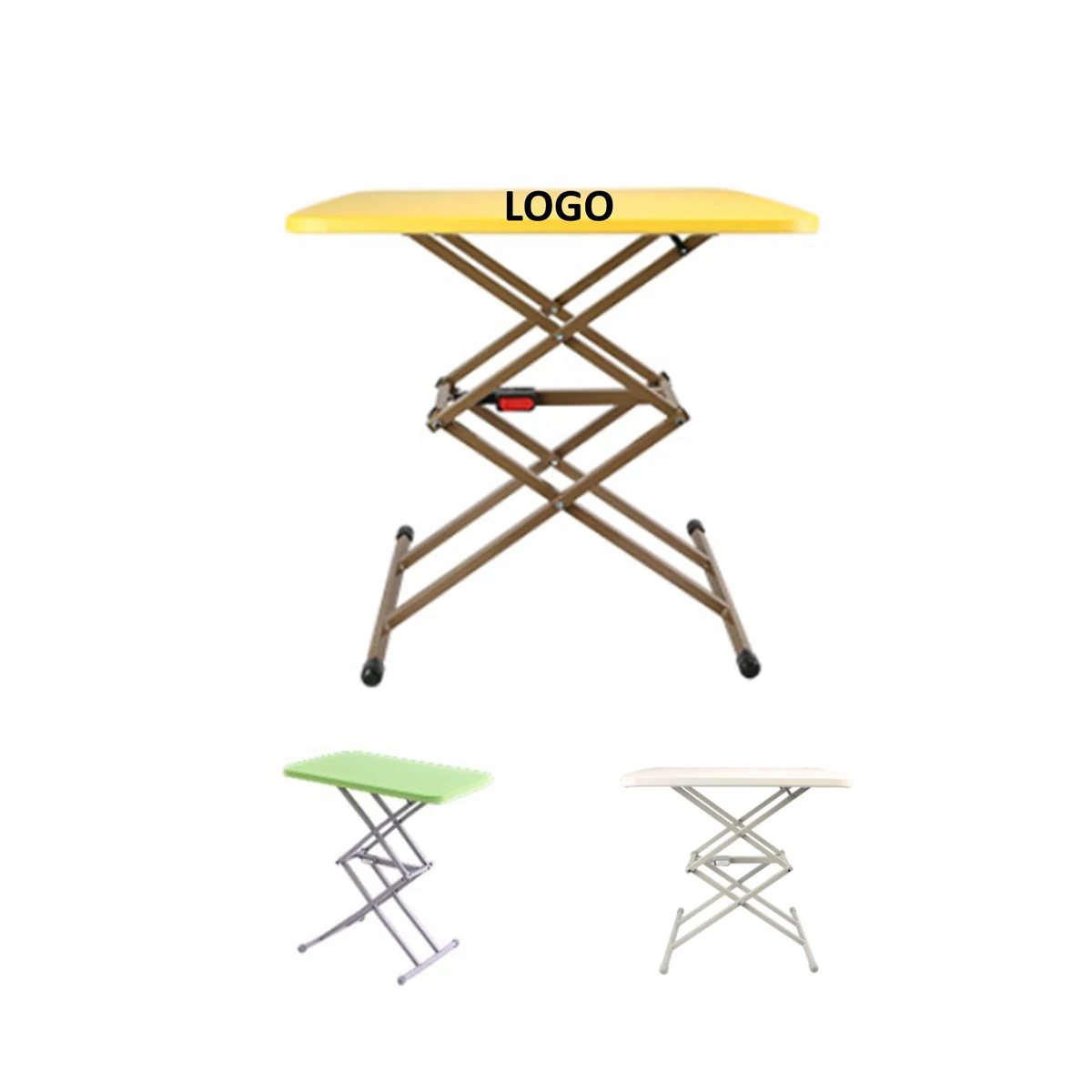 Outdoor Height-Adjustable Folding Table 1