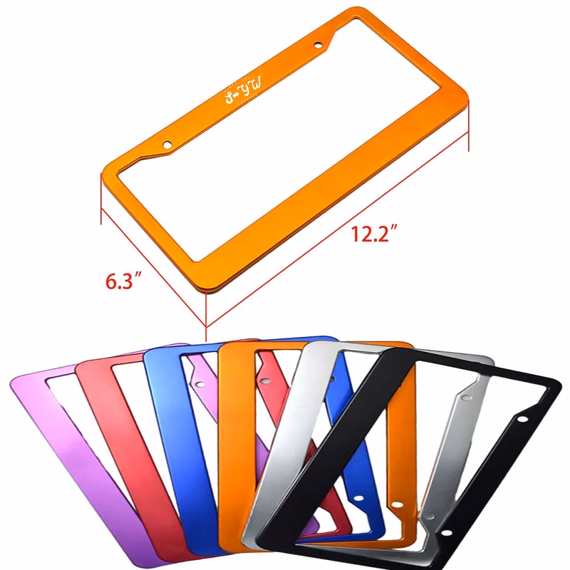 Aluminium Alloy Car License Plate Frame