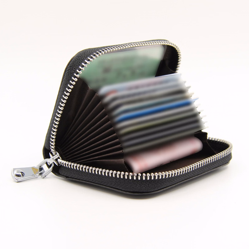 RFID Anti-theft Head Leather Organ Men's Card Bag