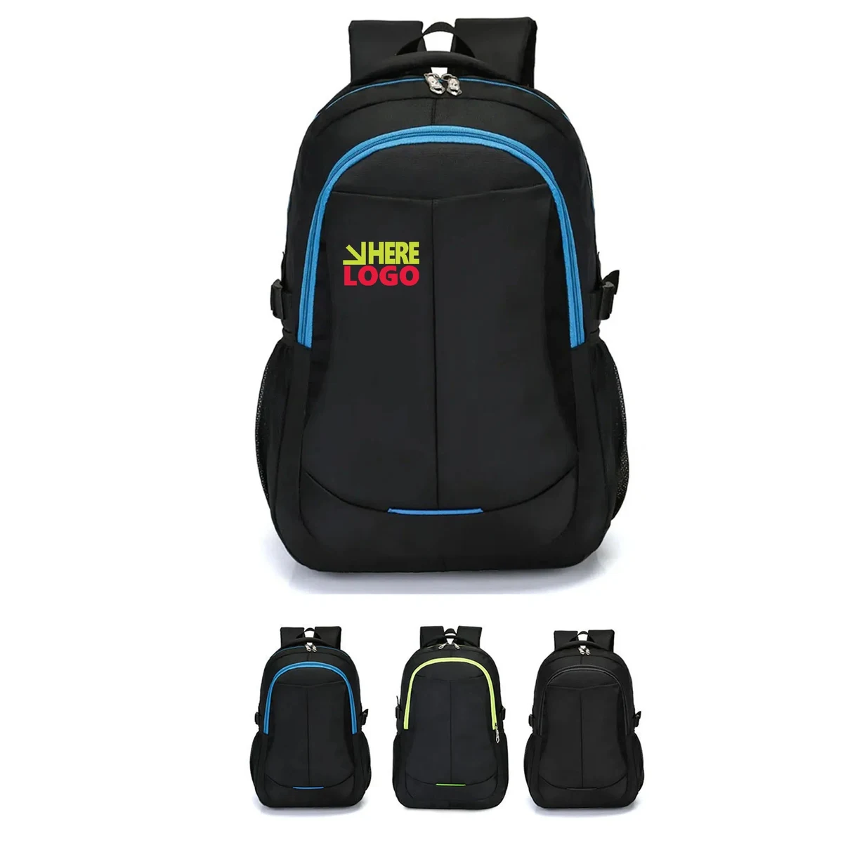 Ventilated Padding Polyester Backpack Bag 1