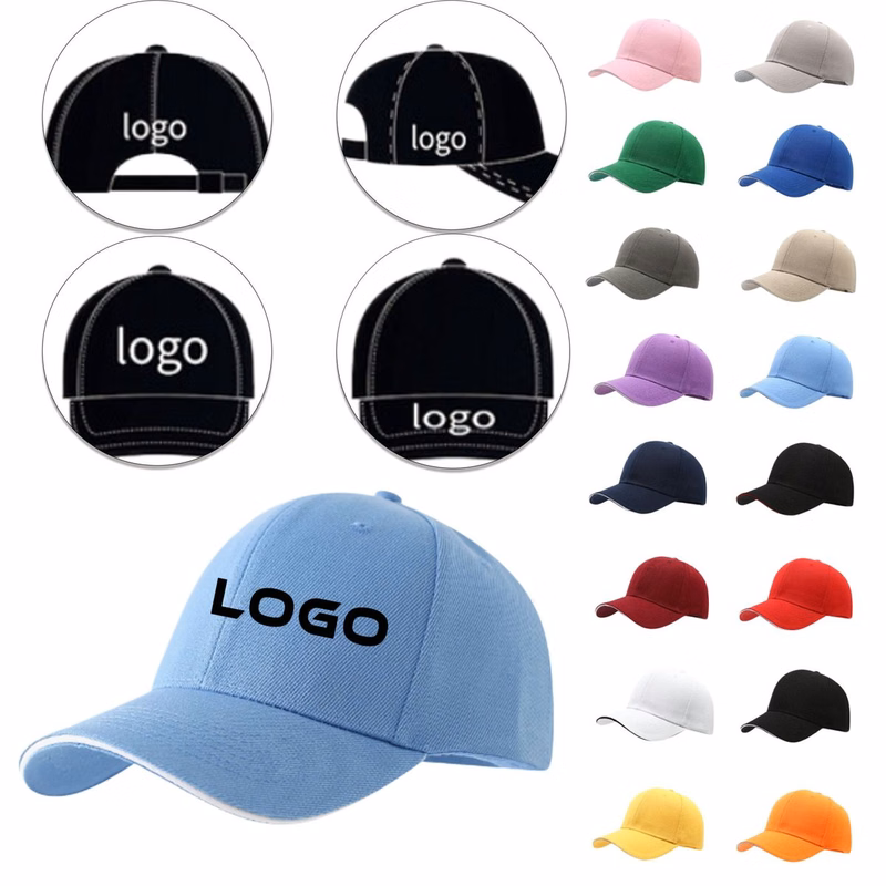Printed Solid Color Baseball Cap