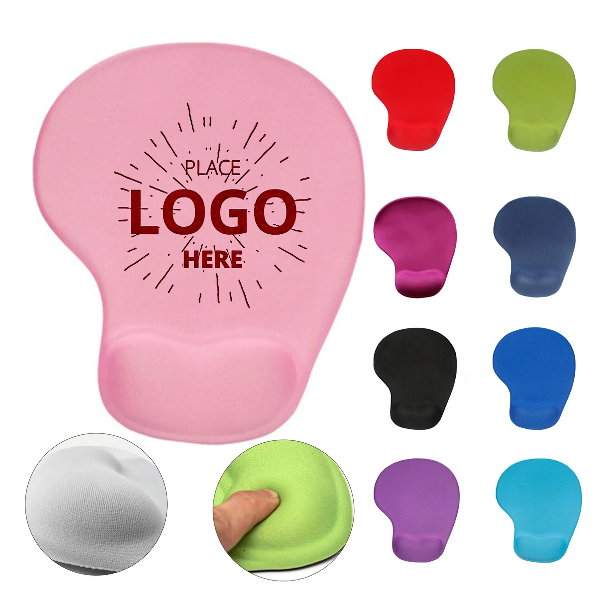 Silicone Non Slip Mouse Pad with Wrist Support 1