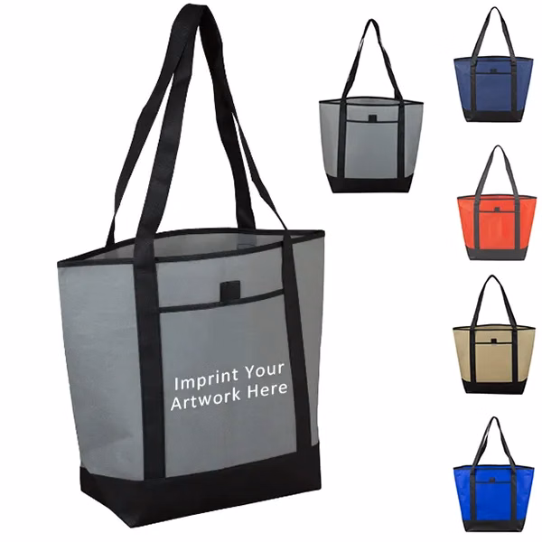 City Life Travel Boat Tote Bags