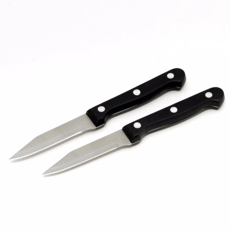 Paring Knife Sets - Black 2 Pack 3.5"
