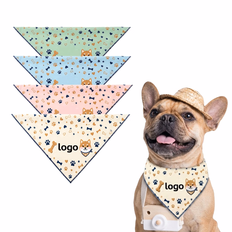 Pet Drool Triangle Towel Bandana