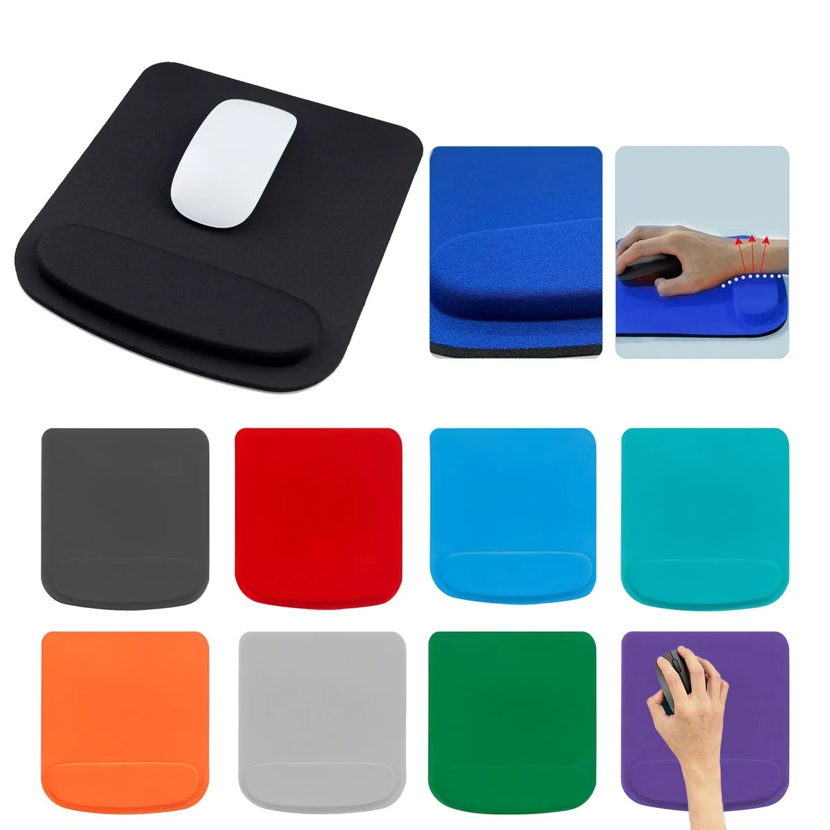Soft EVA Foam Wrist Rest Mouse Pad 1