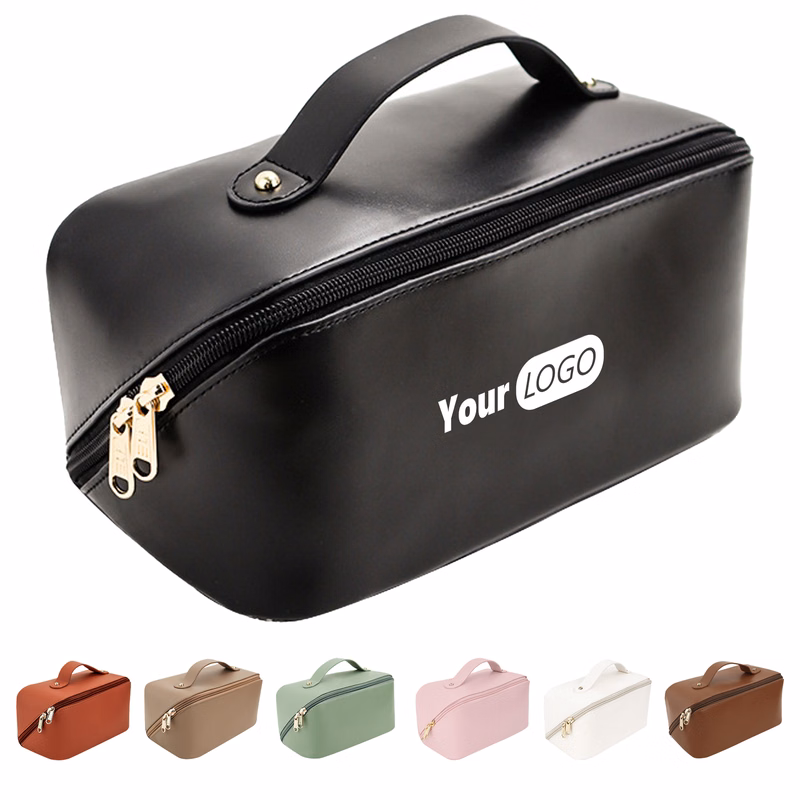 Polyurethane Large Capacity Personalized Makeup Bag