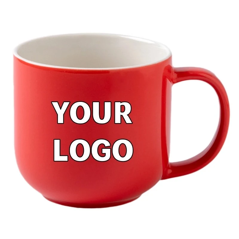 Custom 12 oz. Ceramic Latte Coffee Mugs 1