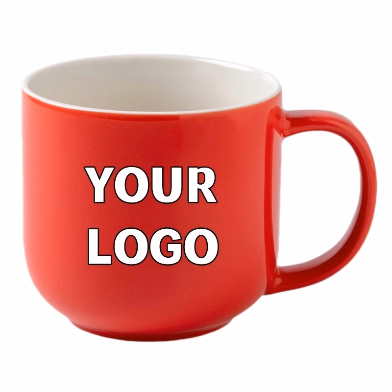 Custom 12 oz. Ceramic Latte Coffee Mugs
