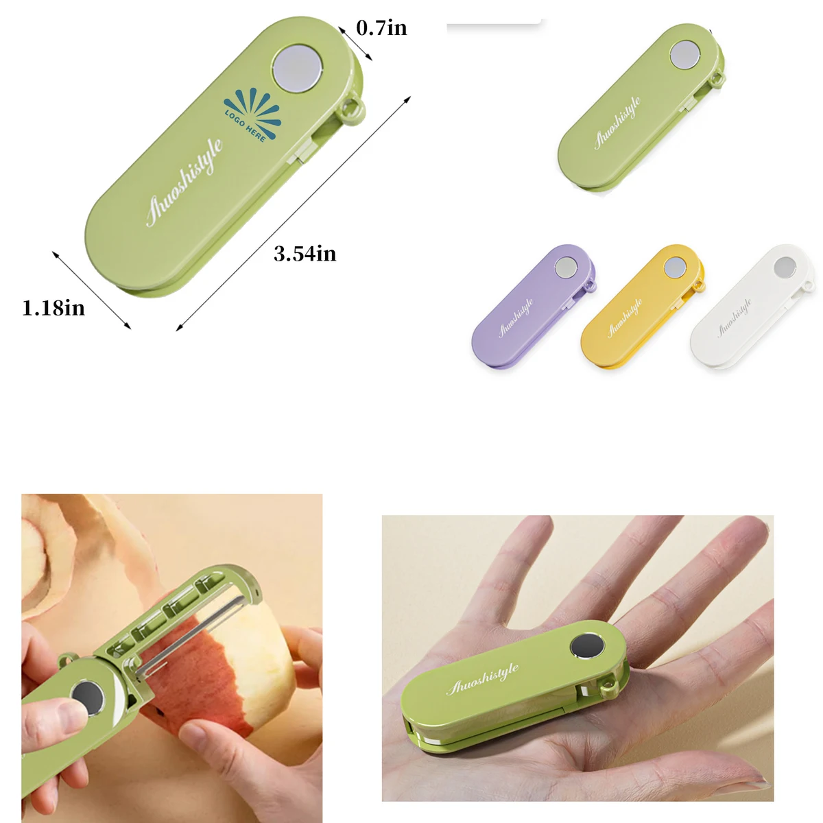 Portable Folding Fruit Peeler 1