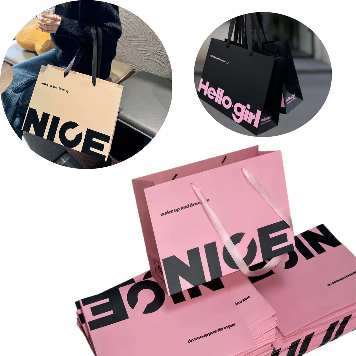 Portable Clothing Shopping Gift Bag 1