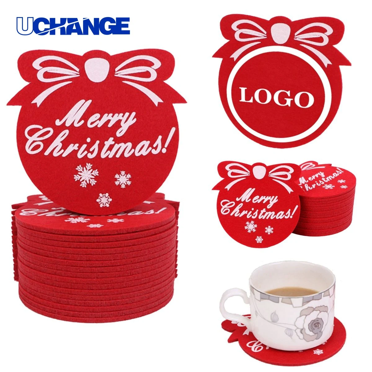 Felt Drink Coaster Set 1