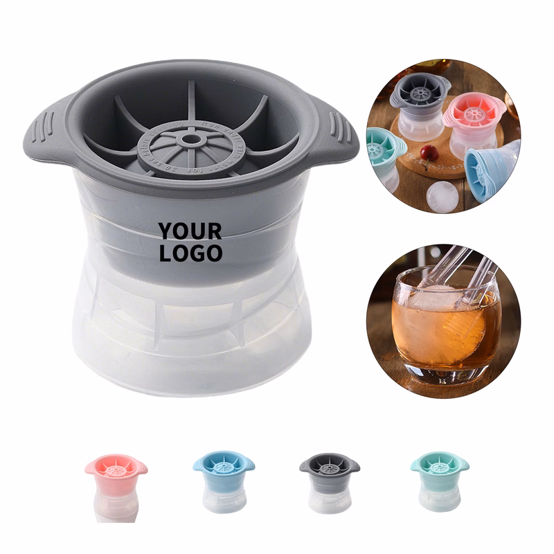 Silicone Ice Ball Mold 2.5" With Lid