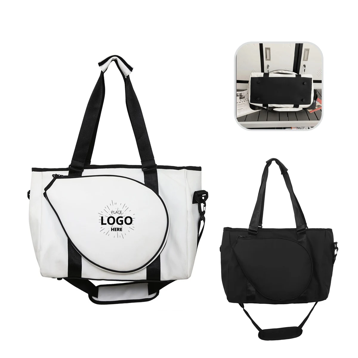 Tennis Bag with Racket Holder - Durable Sports Tote 1